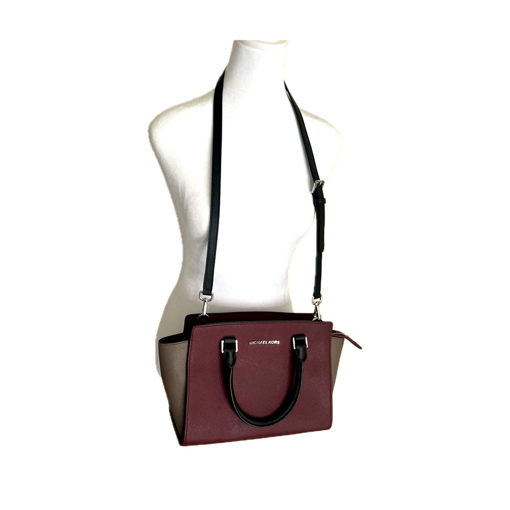 Michael Kors Selma Saffiano Leather Medium Satchel